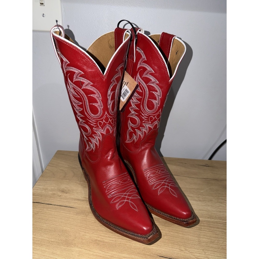 RARE Nocona Women's Red Soft Ice Legacy Western Boots Women's Size 6